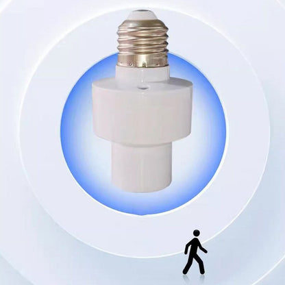 💡 KÖP 2 FÅ 3! ✨ E27 Rörelsesensor Ljussockel - Automatisk Tändning/Släckning med 180° Detekteringsvinkel för Energibesparing 🏠🔋