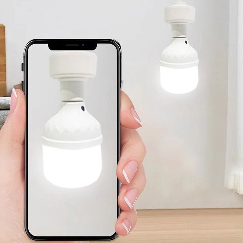 💡 KÖP 2 FÅ 3! ✨ E27 Rörelsesensor Ljussockel - Automatisk Tändning/Släckning med 180° Detekteringsvinkel för Energibesparing 🏠🔋