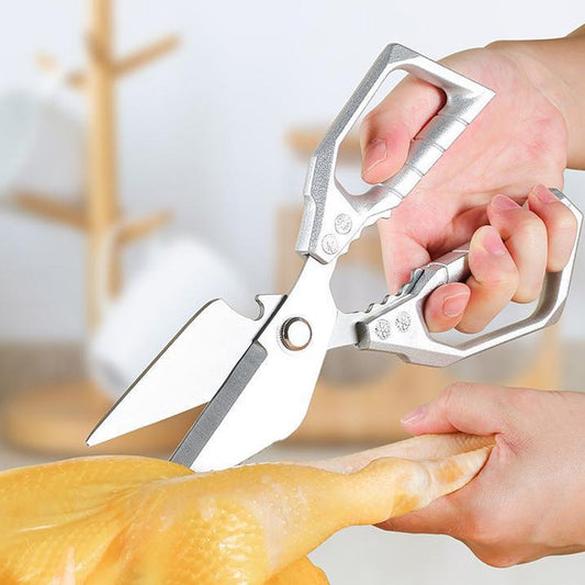 🔈🔈60% RABATT✂️ Den enda kökssaxen du behöver – Skär kyckling, örter, wraps och nötter