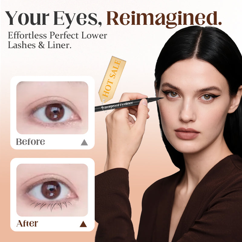 ✨ 50 % RABATT NU! ✨ 2-i-1 vattenfast eyeliner och ögonfransstämpel
