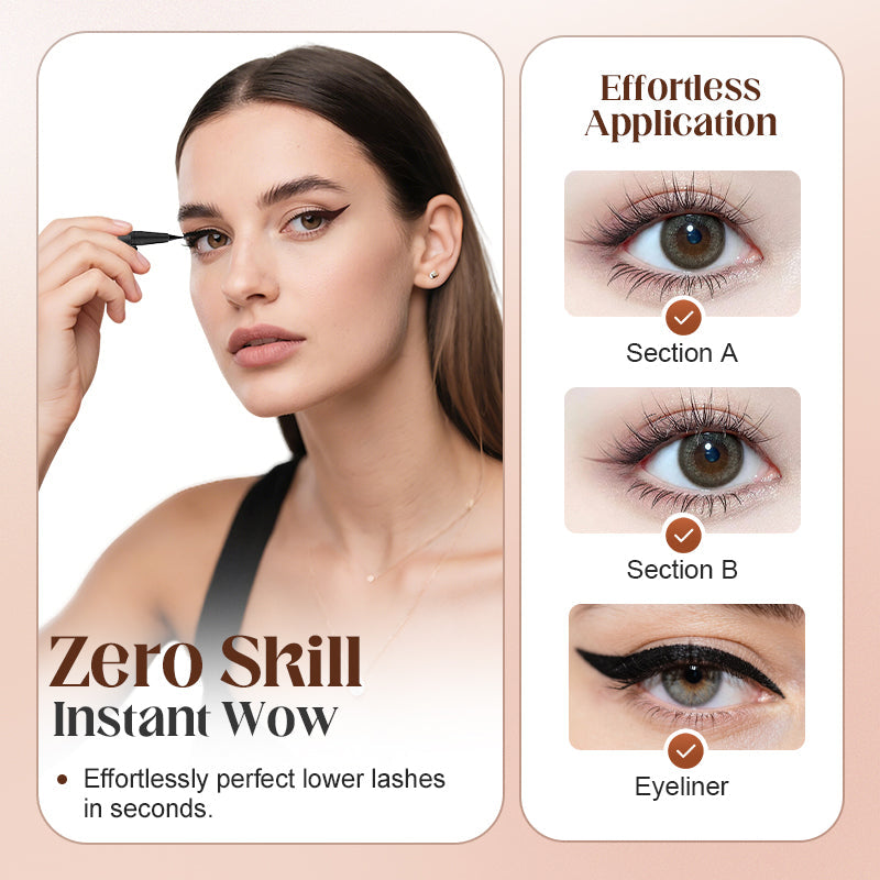 ✨ 50 % RABATT NU! ✨ 2-i-1 vattenfast eyeliner och ögonfransstämpel