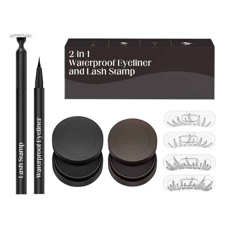 ✨ 50 % RABATT NU! ✨ 2-i-1 vattenfast eyeliner och ögonfransstämpel