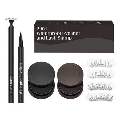 ✨ 50 % RABATT NU! ✨ 2-i-1 vattenfast eyeliner och ögonfransstämpel
