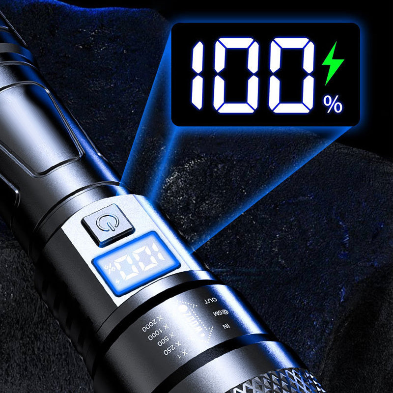 🔦 KJØP 2 FÅ 1 GRATIS! ✨ Superlyssterk zoombar lommelykt