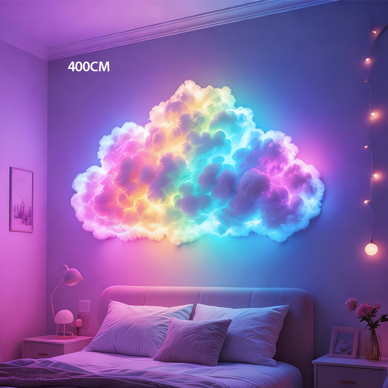 ⏳Begrenset tidsbegrenset 50 % rabatt⏰DIY USB-drevet LED-belysning formet som en tordensky🌈☁️
