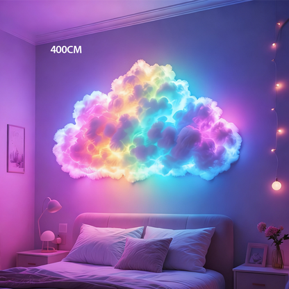 ⏳Begrenset tidsbegrenset 50 % rabatt⏰DIY USB-drevet LED-belysning formet som en tordensky🌈☁️