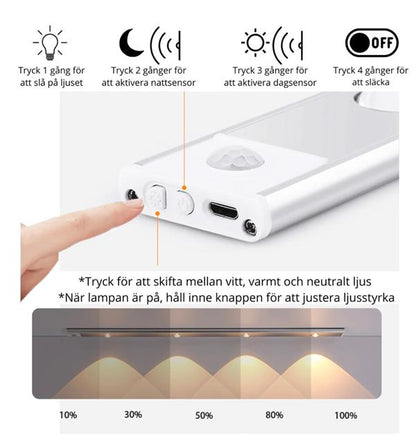 💡🌙 50% RABATT!Smart LED-Belysning med Rörelsedetektor