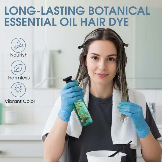 🌿 50 % RABATT NÅ! 🔥 Langvarig botanisk hårfarge – Få salongresultater hjemme!✨