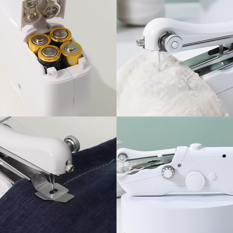 🧵 50% RABATT NU! Mini elektrisk symaskin – lätt, bärbar & enkel att använda – perfekt för nybörjare och proffs ✨