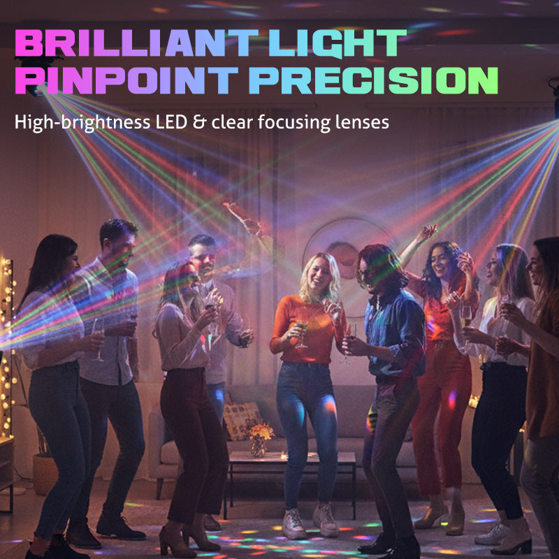 🎄 Spesialtilbud til jul -50%! Flerstrålet LED-atmosfærelys – 360° lysmagi! 🌟✨