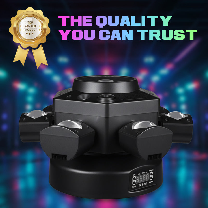 🎄 Spesialtilbud til jul -50%! Flerstrålet LED-atmosfærelys – 360° lysmagi! 🌟✨