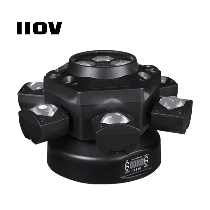 🎄 Spesialtilbud til jul -50%! Flerstrålet LED-atmosfærelys – 360° lysmagi! 🌟✨