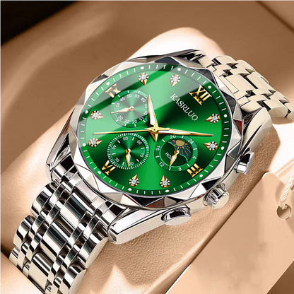 ⌚ 50% REA NU! 🔥 Vattentät Kvartsur för Män - Elegant & Slitstark, Perfekt för Vardag och Äventyr ✨