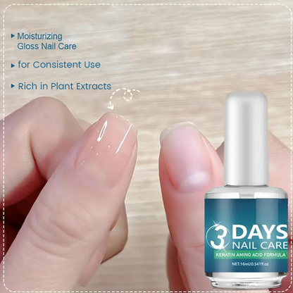 💖 KÖP 3 FÅR 2 GRATIS! ✨ Högblank Nagelolja - Snabbtorkande & Närande, Perfekt för Vårdade Naglar 💅✨