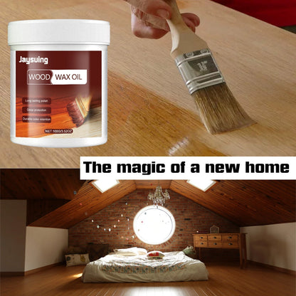 Trärengöring och polermedel 95 g 🏠Vattentät och korrosionsbeständig🏠
