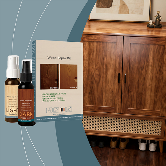 Tofarget reparasjons- og pleiespray for tregulv