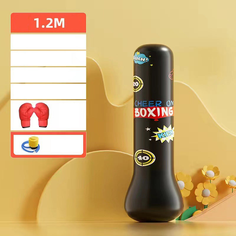 🎯 56% RABATT! 🎉 Uppblåsbar Boxningstumbler För Barn – Slagstark, Barnsäker & Snabbuppblåsning 📦