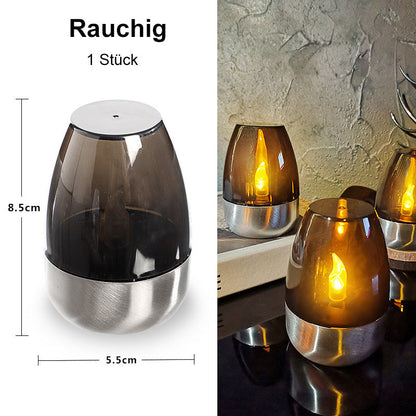 🕯️ KÖP 2 FÅ 1 GRATIS! ☀️ Pack Solenergi-LED-Bordslampor – Flamlösa & Vattentäta, Auto Tänd/Släck med Skymningssensor för Trädgård & Fest 🏕️