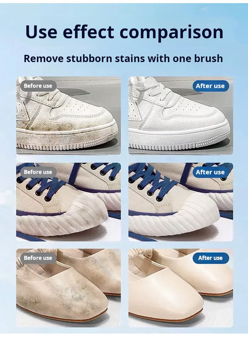 Smärgelborste för skor Svamp Skorengöring Magisk rengöring för vita sneakers