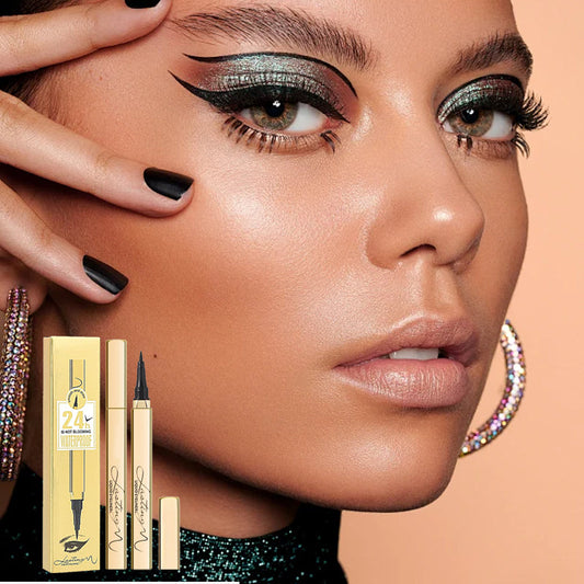 💄 KJØP 1, FÅ 1 GRATIS! 💄 Langvarig, vanntett flytende eyelinerblyant – Intens farge, presis tupp og hurtigtørkende 💄