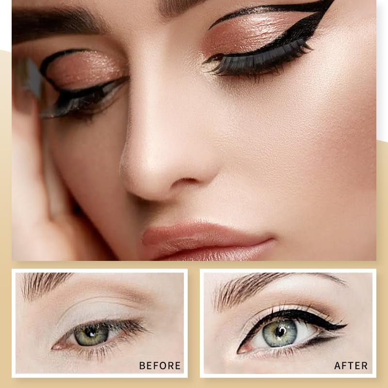 💄 KÖP 1, FÅ 1 GRATIS! 💄 Långvarig, Vattenfast Flytande Eyelinerpenna – Intensiv färg, Präcis spets & Snabbtorkande 💄
