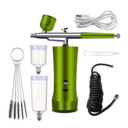 50% RABATT! ✨ Trådlöst Airbrush Kit för Smink – Lättvikt, Lång Batteritid & Jämn Färgspridning 🌬️