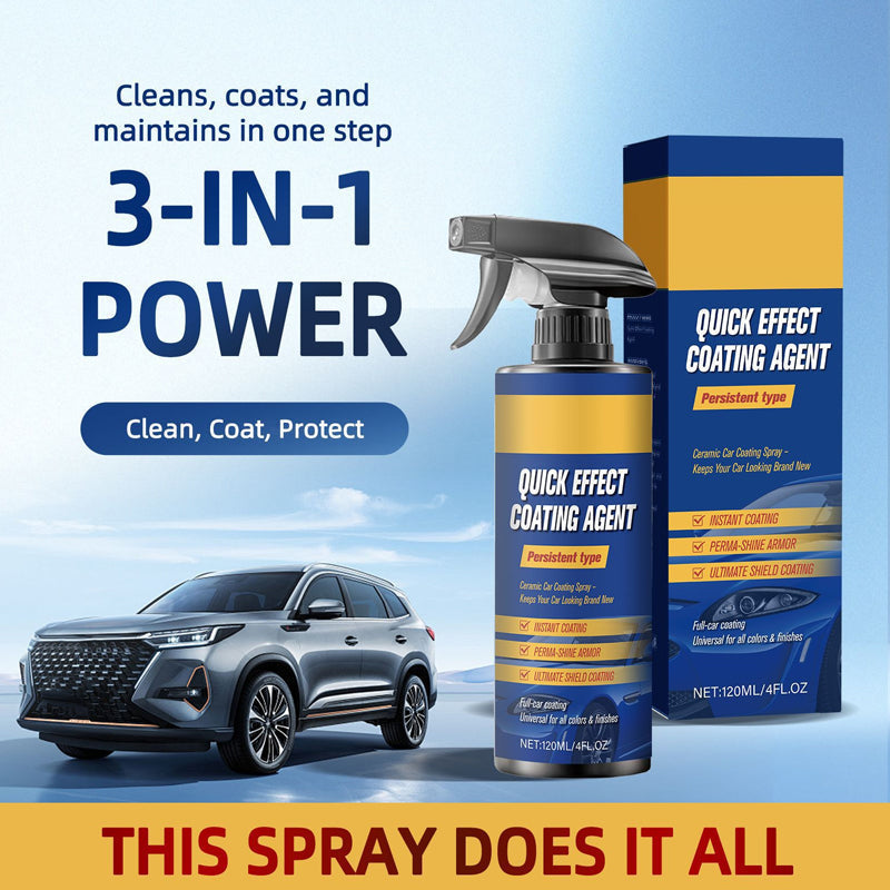 🛡️ KÖP 3, FÅ 1 GRATIS! 🚗 Effektiv Bilbeläggningsspray – Djuprengöring, Snabbtorkande & Kraftfullt skydd 🧼