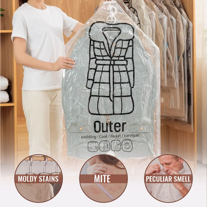🧥 50% RABATT! 🛄 Vakuumförvaringspåsar – Sparar 80% Utrymme, Vattentät & För Täck/Kläder ✨