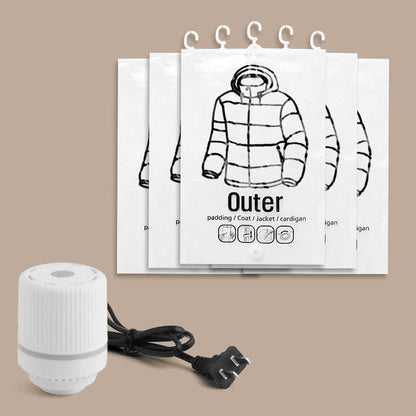 🧥 50% RABATT! 🛄 Vakuumförvaringspåsar – Sparar 80% Utrymme, Vattentät & För Täck/Kläder ✨
