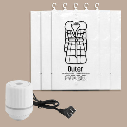 🧥 50% RABATT! 🛄 Vakuumförvaringspåsar – Sparar 80% Utrymme, Vattentät & För Täck/Kläder ✨