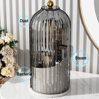 🏡 60% RABATT ✨ | Tandborstförvaring med Skjutlock – 3 Fack & 360° Roterbar