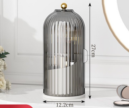 🏡 60% RABATT ✨ | Tandborstförvaring med Skjutlock – 3 Fack & 360° Roterbar