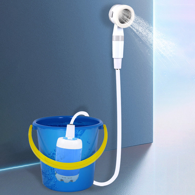 🔥😍Bärbar dusch för camping med vattenpump