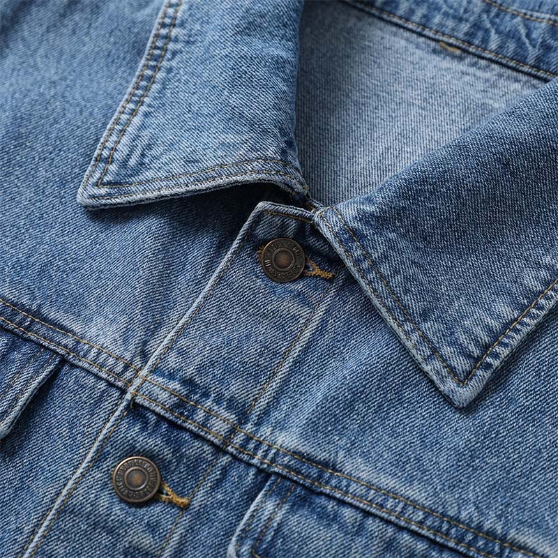 🧥💙 50% RABATT! | Lång Ledig Denimkavaj för Damer – Knappar, Avslappnad Passform & Slitstark Denim!