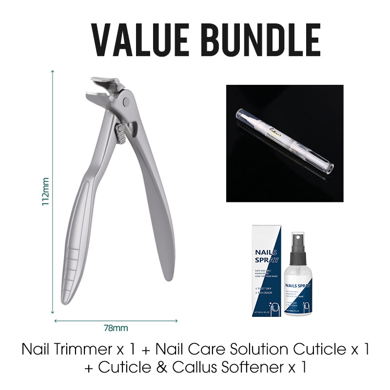 🤩Hot Sale!✂️Splash-Proof Stainless Steel Nail Trimmer✨
