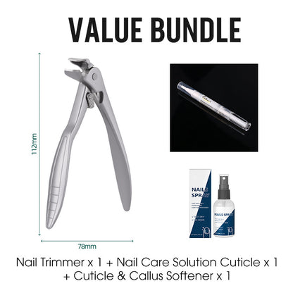 🤩Hot Sale!✂️Splash-Proof Stainless Steel Nail Trimmer✨