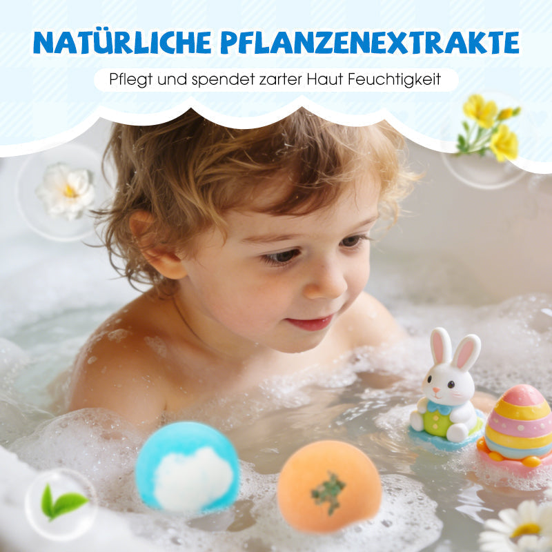 🛁 60% RABATT! 🎁 12-delars Badbombspresentpaket för Barn – Färgglada, Doftande & Hudvänliga ✨