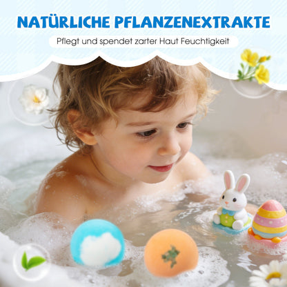 🛁 60% RABATT! 🎁 12-delars Badbombspresentpaket för Barn – Färgglada, Doftande & Hudvänliga ✨