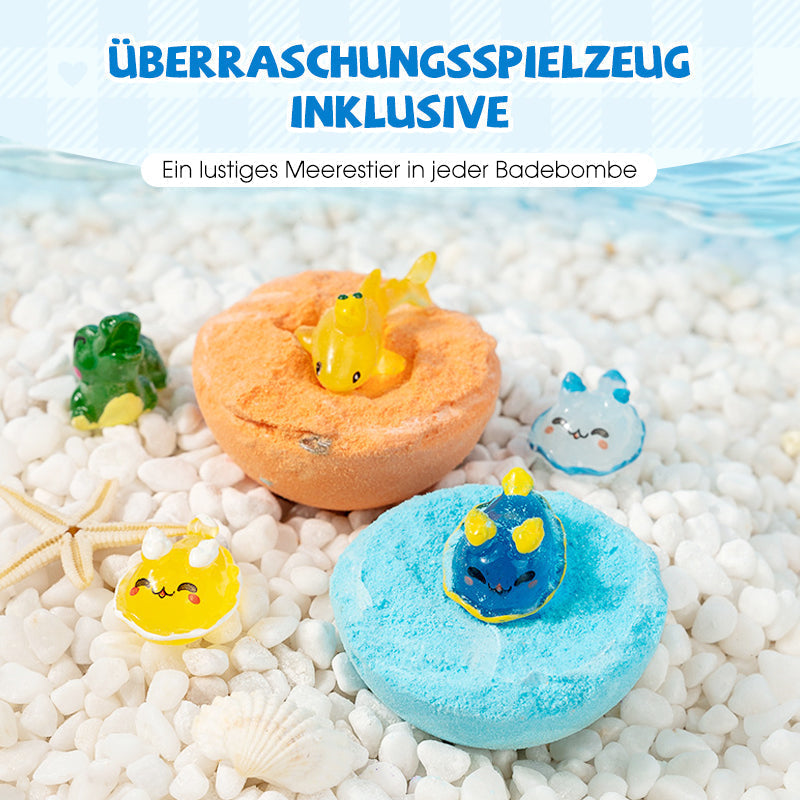 🛁 60% RABATT! 🎁 12-delars Badbombspresentpaket för Barn – Färgglada, Doftande & Hudvänliga ✨