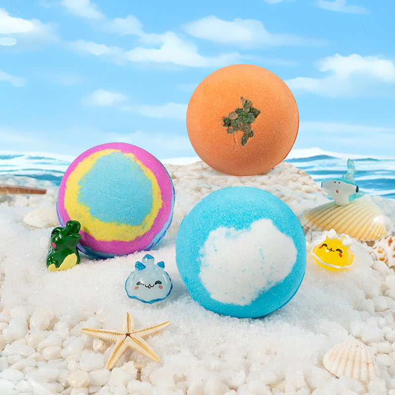 🛁 60% RABATT! 🎁 12-delars Badbombspresentpaket för Barn – Färgglada, Doftande & Hudvänliga ✨