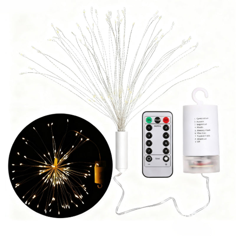 🎆 50% RABATT! 💡 Fyrverkerier LED Koppartrådsträngljus – Flexibel Koppartråd, Varmt Ljus & Dekorativ Festbelysning ✨