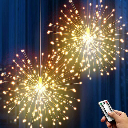 🎆 50% RABATT! 💡 Fyrverkerier LED Koppartrådsträngljus – Flexibel Koppartråd, Varmt Ljus & Dekorativ Festbelysning ✨