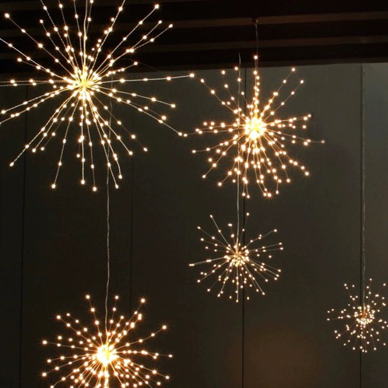 🎆 50% RABATT! 💡 Fyrverkerier LED Koppartrådsträngljus – Flexibel Koppartråd, Varmt Ljus & Dekorativ Festbelysning ✨