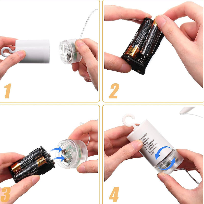 🎆 50% RABATT! 💡 Fyrverkerier LED Koppartrådsträngljus – Flexibel Koppartråd, Varmt Ljus & Dekorativ Festbelysning ✨
