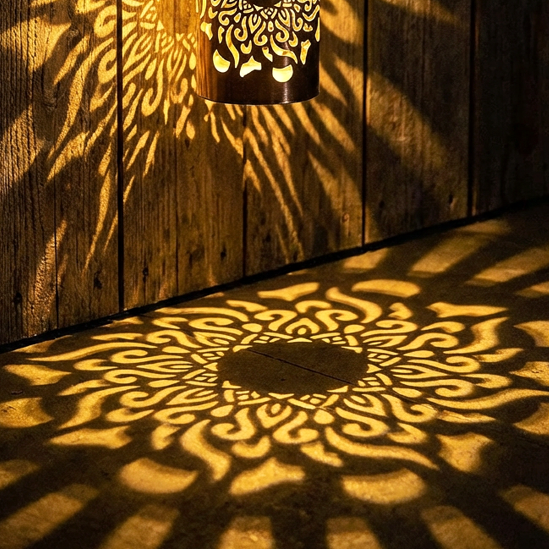 📢📢50% RABATT!!! ⏰Soldriven Mandala-Projektorlampa