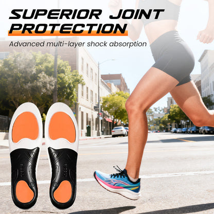 👟 KÖP 3 FÅ 1 GRATIS! ⚡ Sportinlägg med Stötdämpning & Fotvalvsstöd – Andningsbara, Lindrar Smärta & Perfekta för Löpning 🏃