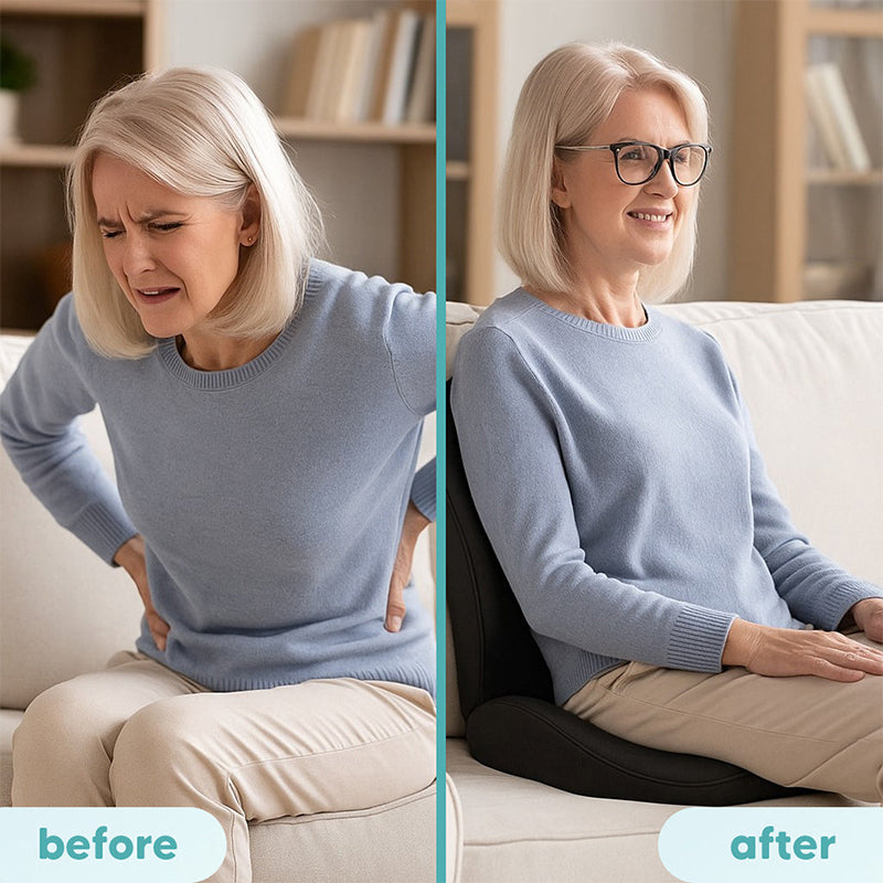 🚀Neu 2026! Ergonomisches Sitzkissen | Perfekte Lordosenstütze für Büro & Auto