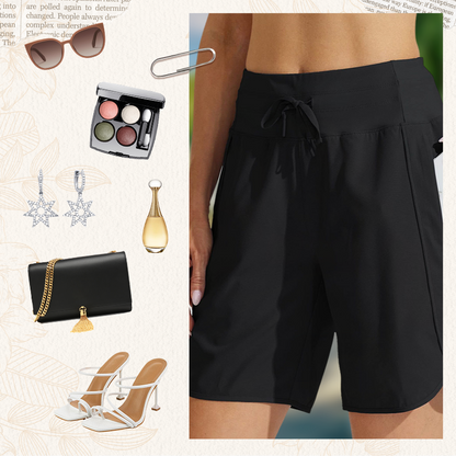 🌞Sommarrea – 50 % rabatt🩳Högmidjade, snabbtorkande träningsshorts för damer
