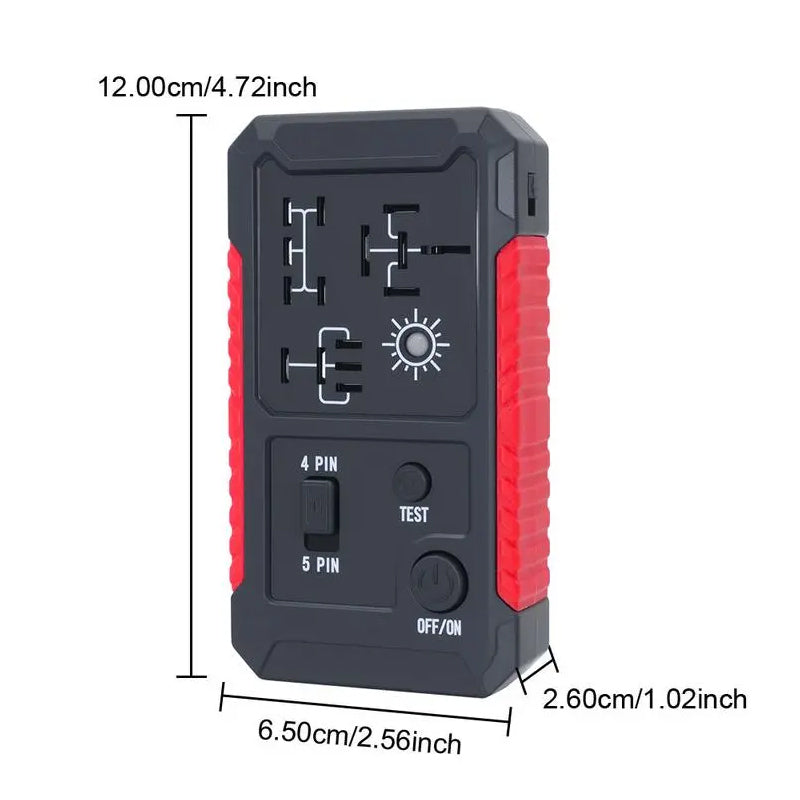 USB-C bilrelätester för 4/5-pin reläer