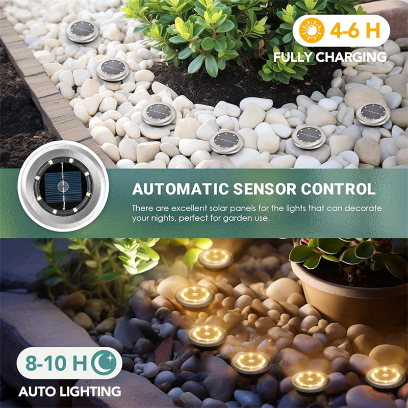 💡 50% RABATT! ☀️ Solcellsmarklyktor – Vattentät, Automatisk Sensor & 8-10h Drift För Perfekt Utomhusbelysning 🌙